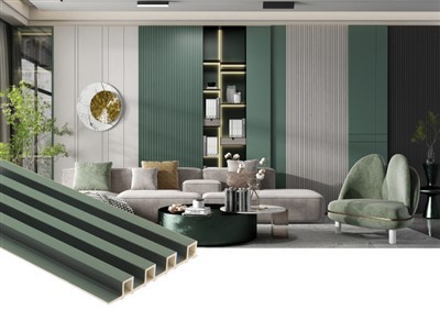 לוח גרידה של לוח דקורטיבי סדרה WPC לוח קיר מחורץ